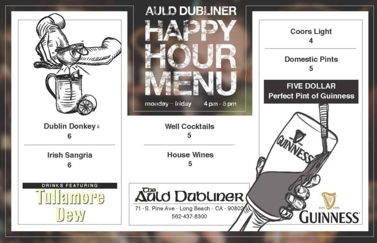 Omalleys on Main Happy Hour Menu July 1 2021.pdf Page 1 1 768x497